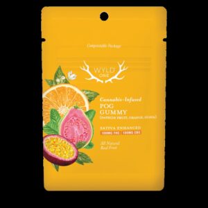 WYLD | 100MG | THC:CBG POG SINGLE GUMMY - SATIVA