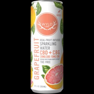 WYLD | Grapefruit | 2:1 CBD/CBG | 12fl oz | Hemp Seltzer