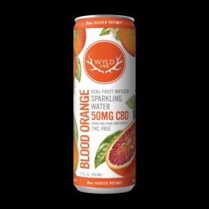 WYLD | Blood Orange | CBD | 12fl oz | Hemp Seltzer