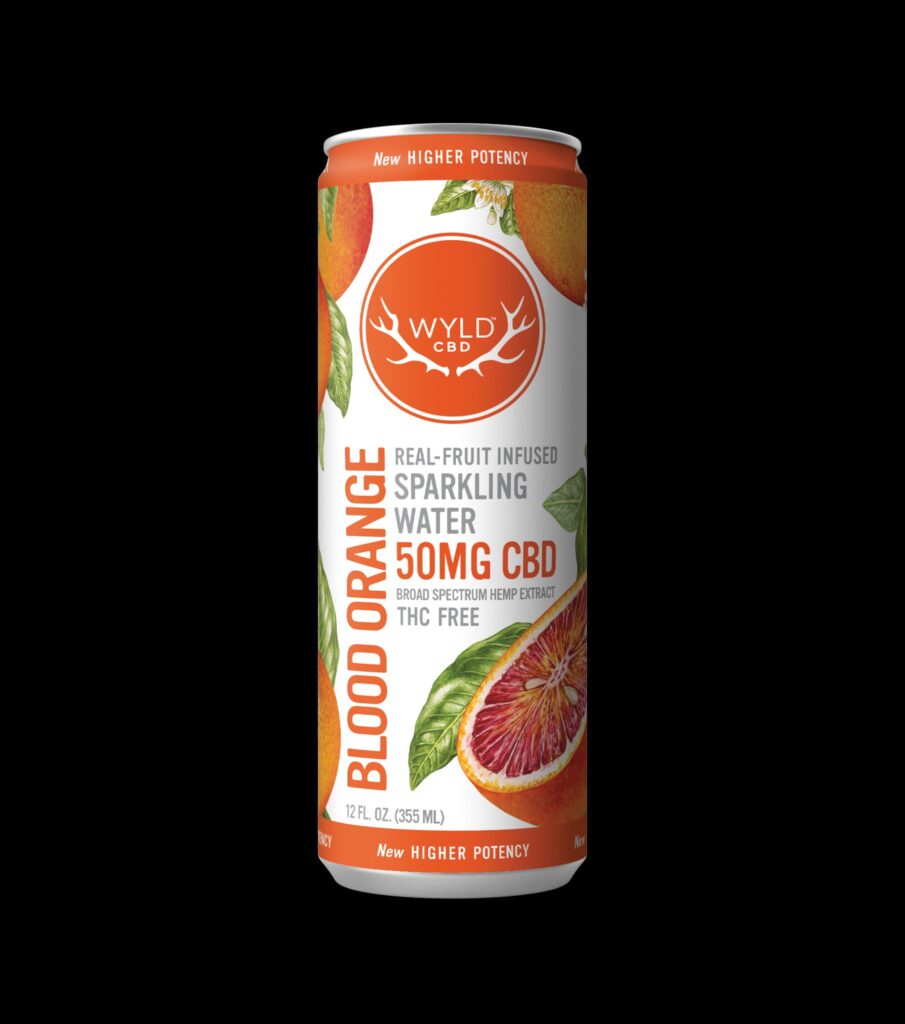 WYLD | Blood Orange | CBD | 12fl oz | Hemp Seltzer