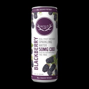 WYLD | Blackberry | CBD | 12fl oz | Hemp Seltzer