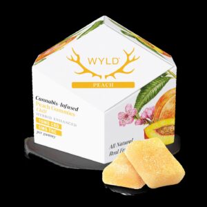 WYLD | 100MG | 2:1 CBD:THC P GUMMIESP | 2:1 CBD/THC | 10 - Piece Gummies - HYBRID