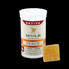 Peachy | THC | 1-Piece Mule Kicker Gummy | Sativa
