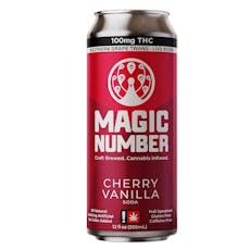 MAGIC NUMBER | 100MG | Cherry Vanilla | Infused Soda - SATIVA