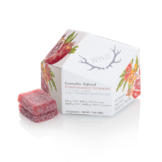 Pomegranate | 1:1 THC/CBD | 10-Piece Gummies | Hybrid