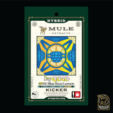 Sour Blue Razz Lemonade | 1:1:1:2 THC/CBD/CBN/CBG | 2-Piece Quad Kicker | Hybrid