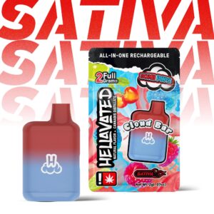 HELLAVATED 2G BOMB POPZ AIO CLOUD BAR - SATIVA