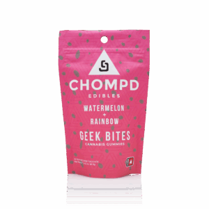CHOMPD 100MG WATERMELON GEEK BITES