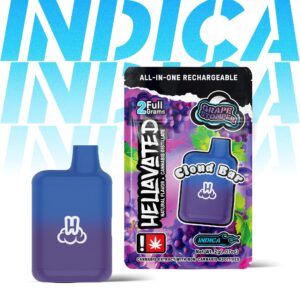 HELLAVATED 2G GRAPE STOMPER AIO CLOUD BAR - INDICA