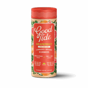 GOODTIDE Grapefruit | THC:CBD:CBC | 100mg Rosin Gummies | Blissful