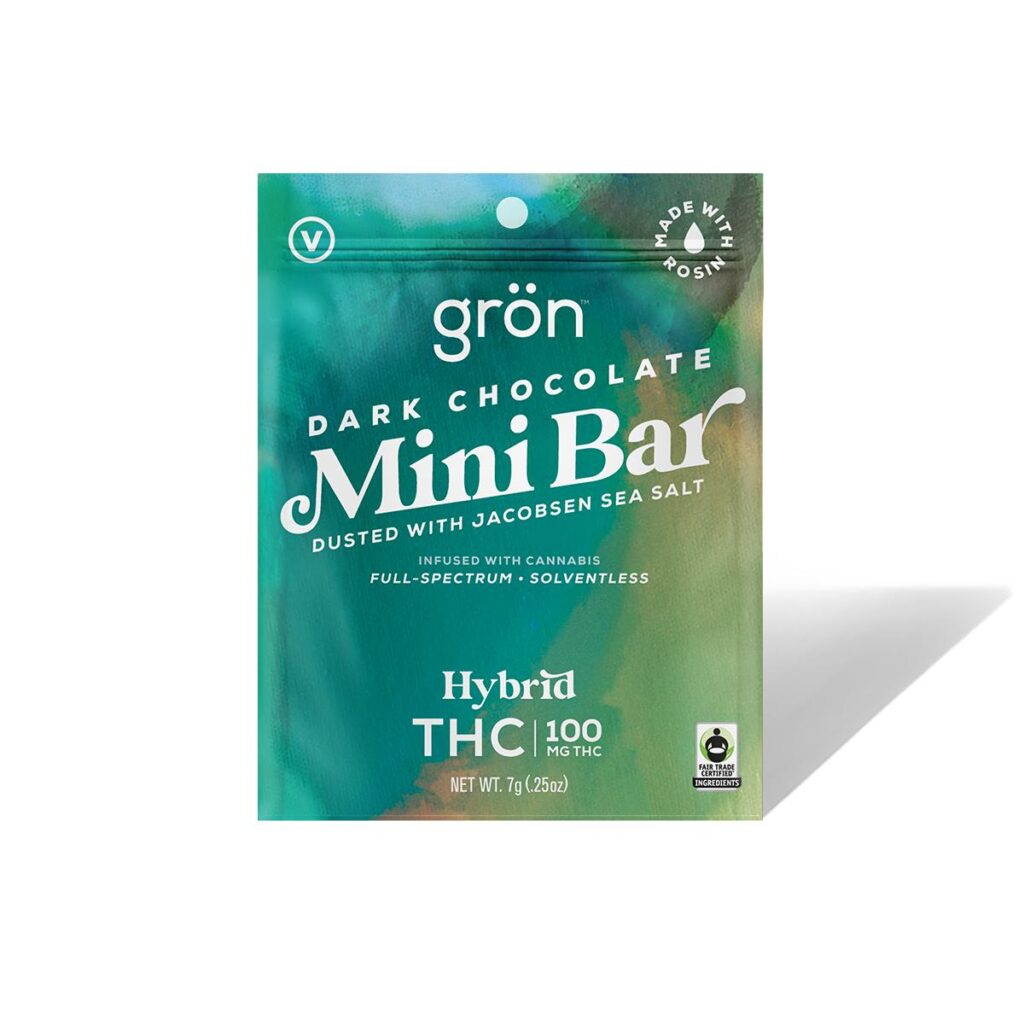 GRON | Dark Chocolate Sea Salt | THC | Mini Bar