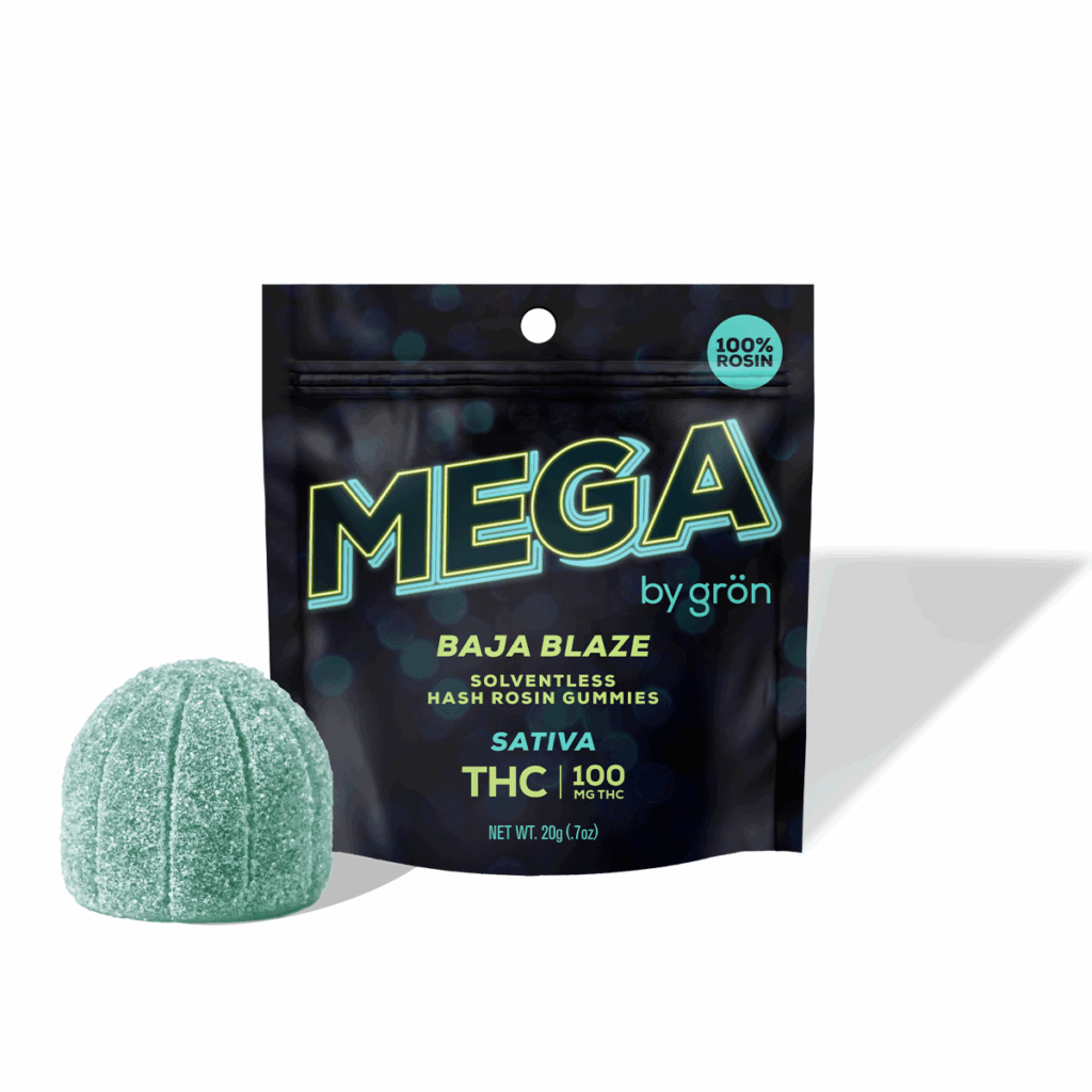 GRON | 100MG | MEGA BAJA BLAZE ROSIN PEARL - SATIVA