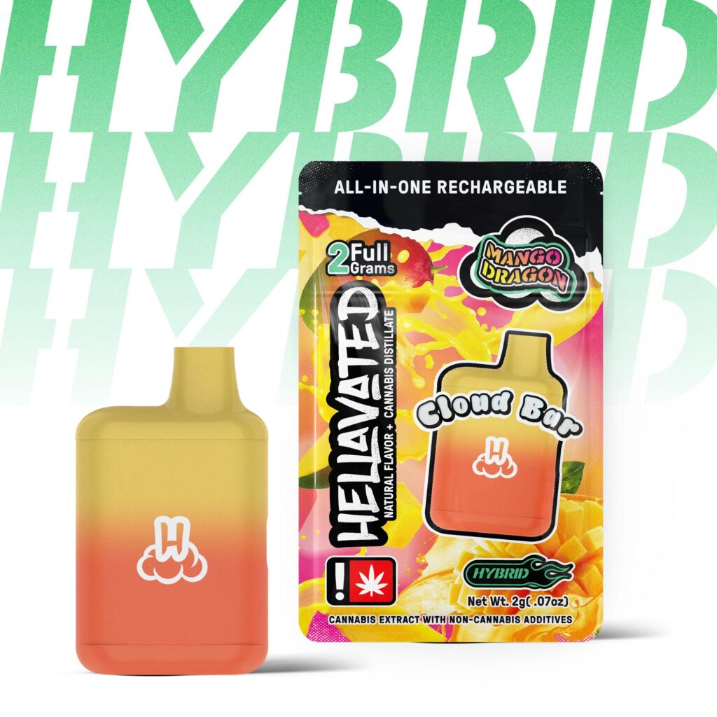 HELLAVATED 2G MANGO DRAGON AIO CLOUD BAR - HYBRID