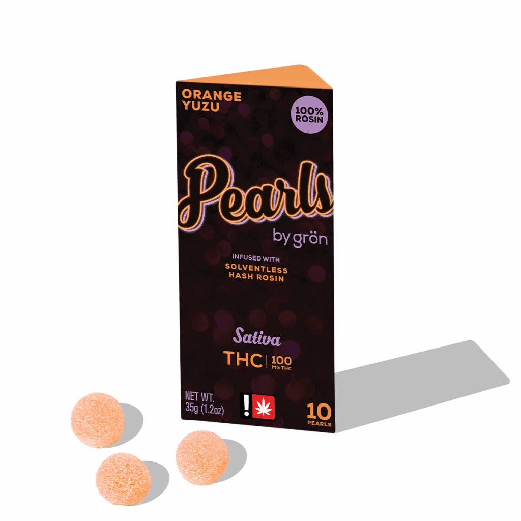 GRON 100MG ORANGE YUZU ROSIN 10PK PEARLS – SATIVA