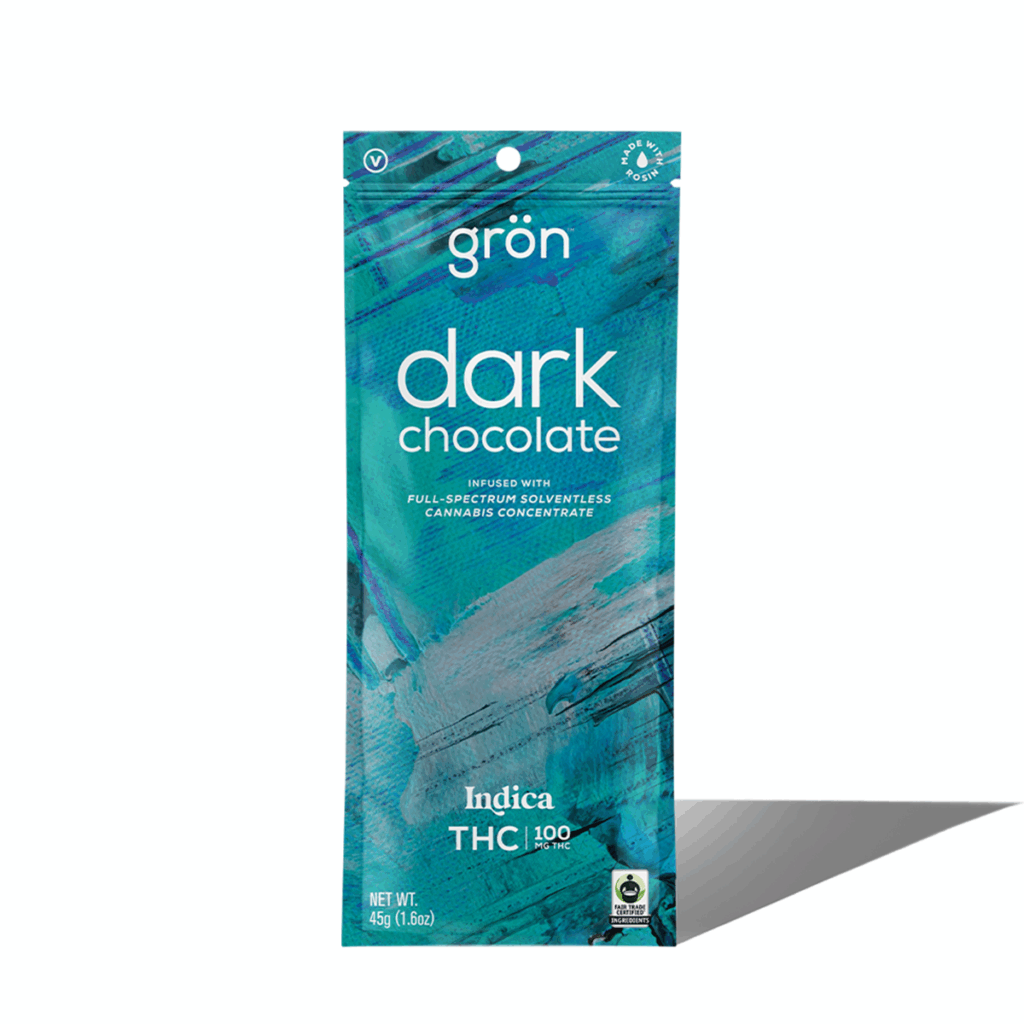 GRON 100MG DARK CHOCOLATE BAR - INDICA