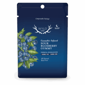 WYLD | 100MG | THC:CBN SOUR BLBY SINGLE GUMMY - INDICA