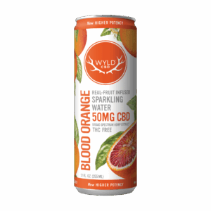 WYLD HEMP BLOOD ORANGE SPARKLING WATER