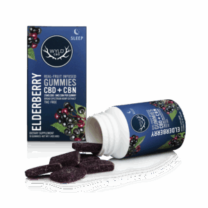 WYLD HEMP 250MG CBN ELDERBERRY 10 PACK GUMMIES