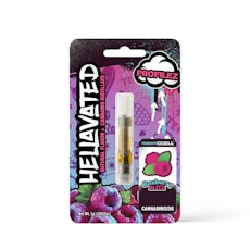 Razberry Blitz | 1g | AiO Flavored Distillate Cartridge | Indica