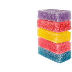 Green Apple + Rainbow | THC | Single Gummy Geek Bomb | 0.84oz