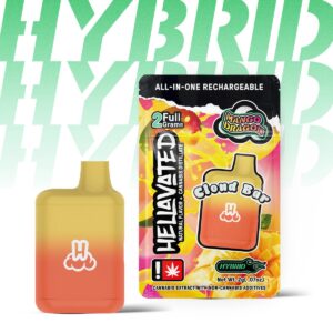 HELLAVATED 1G MANGO DRAGON CLOUD BAR - HYBRID
