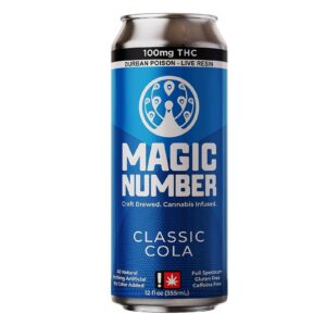 MAGIC NUMBER | 100MG | Cherry Vanilla | Infused Soda - SATIVA