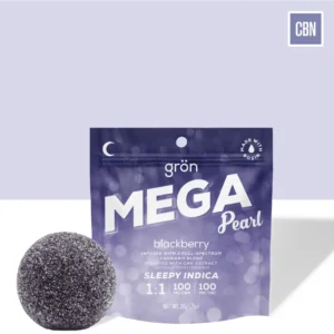 Blackberry | 1:1 THC:CBN | Mega Pearl Gummy