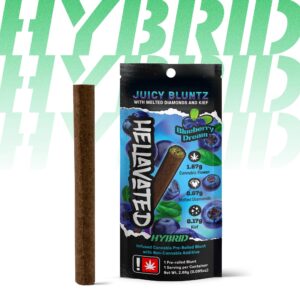 Blueberry Dream | 2.68g | Juicy Bluntz Infused Blunt | Hybrid