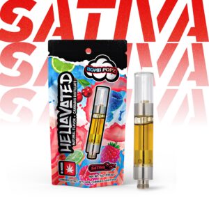 Bomb Popz | 1g | AiO Flavored Distillate Cartridge | Sativa