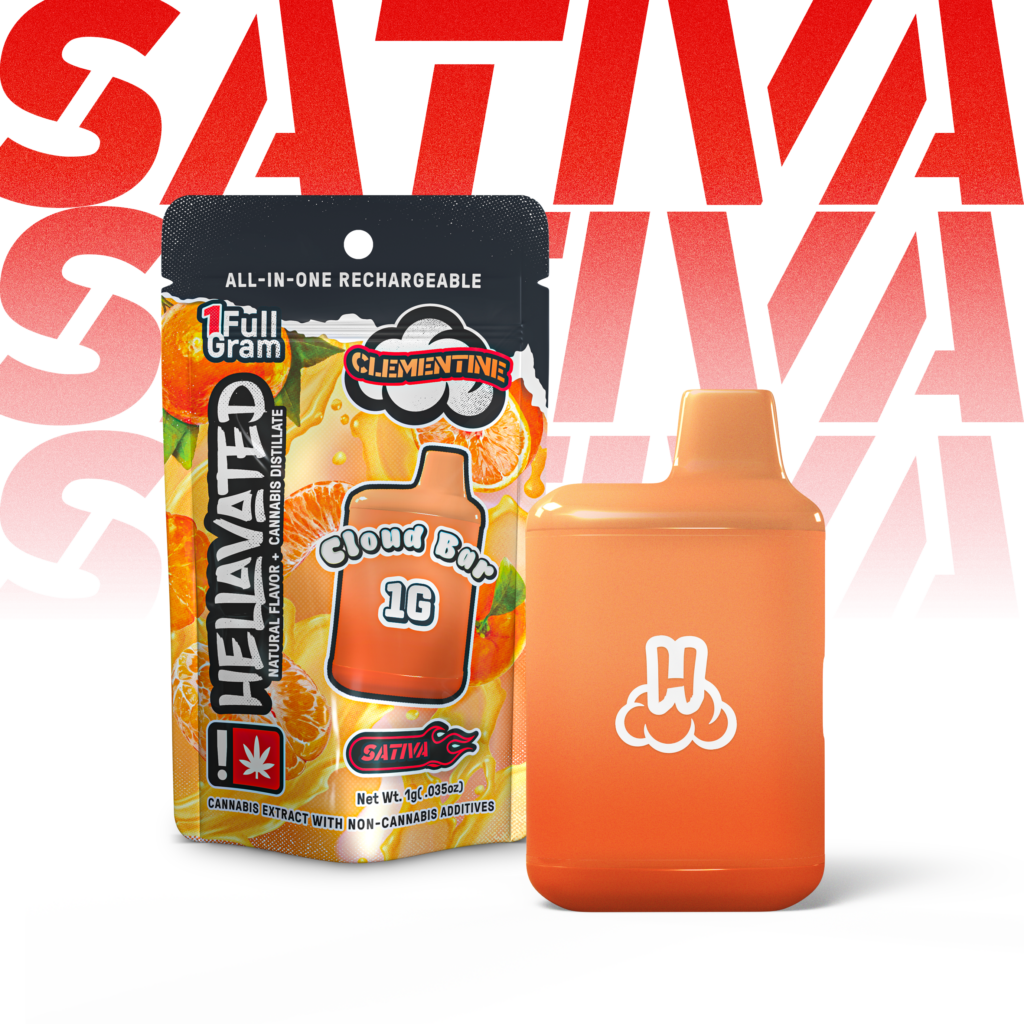 Clementine | 1g | AiO Flavored Distillate Cartridge | Sativa