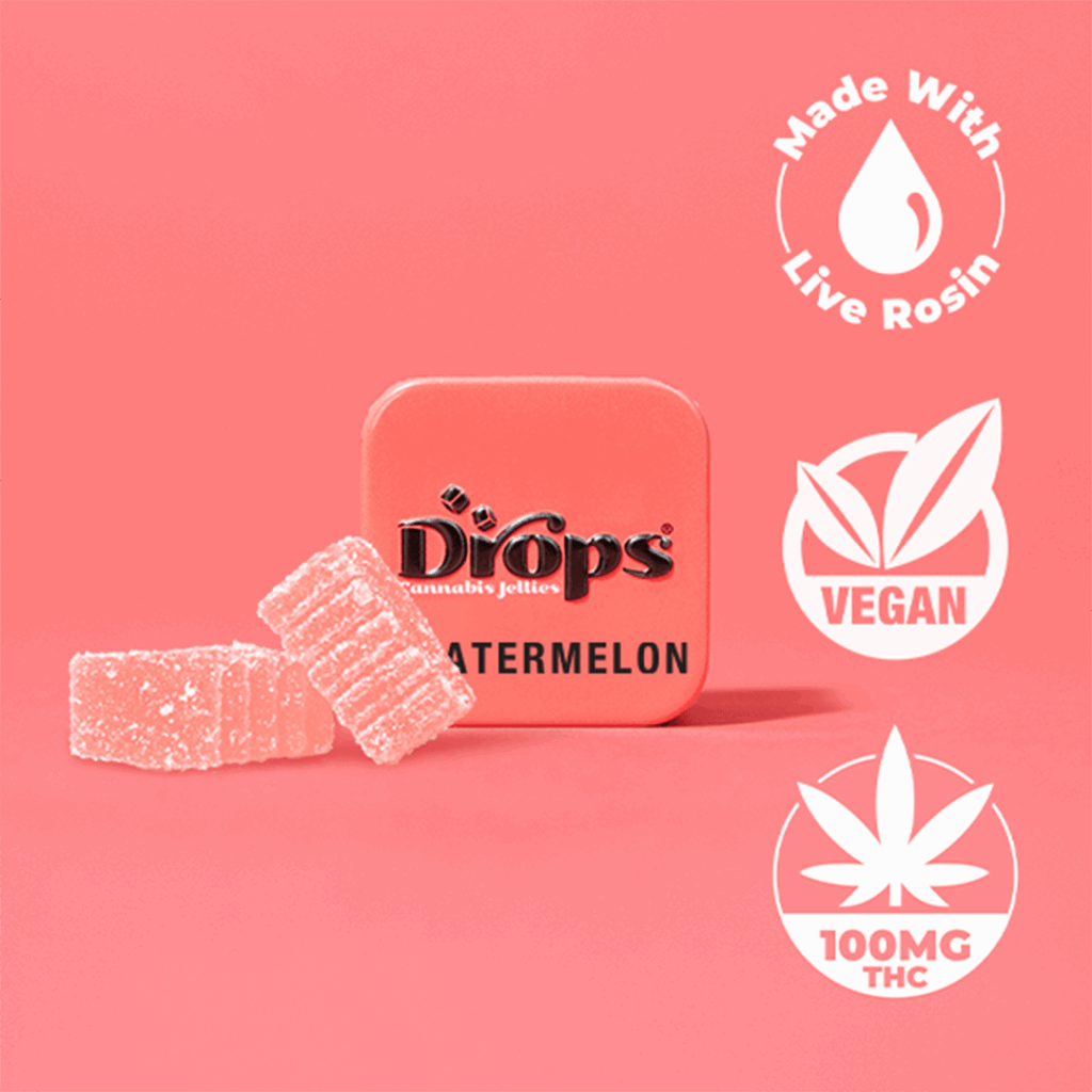 DROPS 100MG WATERMELON 2PC - INDICA