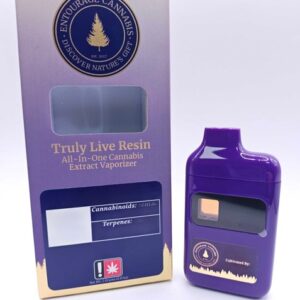 Entourage Cannabis | 2G | ENTOURAGE BLACK MAPLE LIVE RESIN AIO - INDICA