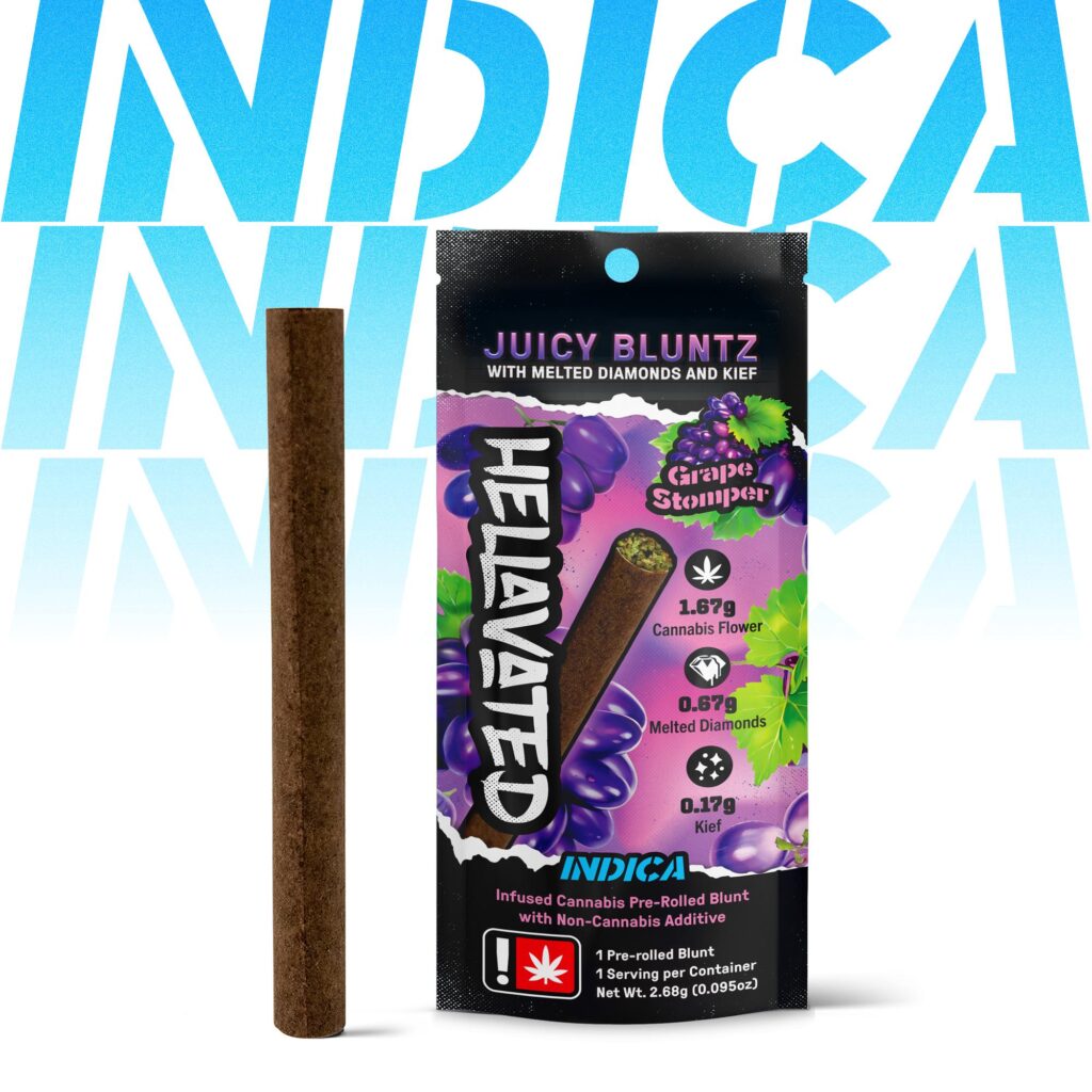 Grape Stomper | 2.68g | Juicy Bluntz Infused Blunt | Indica