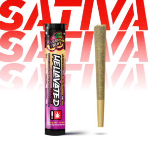 HELLAVATED .75G PASSIONFRUIT JUICY STICKZ INFUSED PREROLL - SATIVA