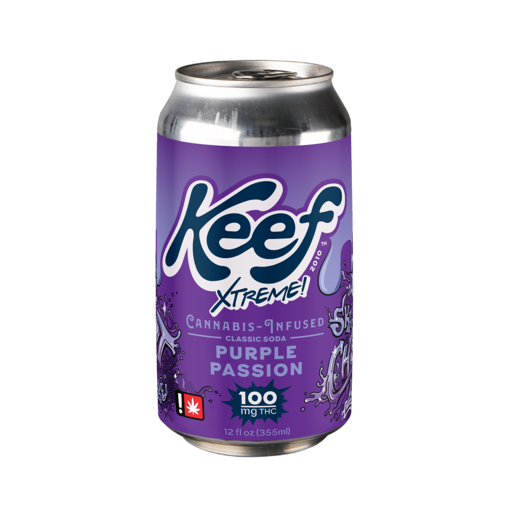 KEEF 100MG PURPLE PASSION INFUSED SODA
