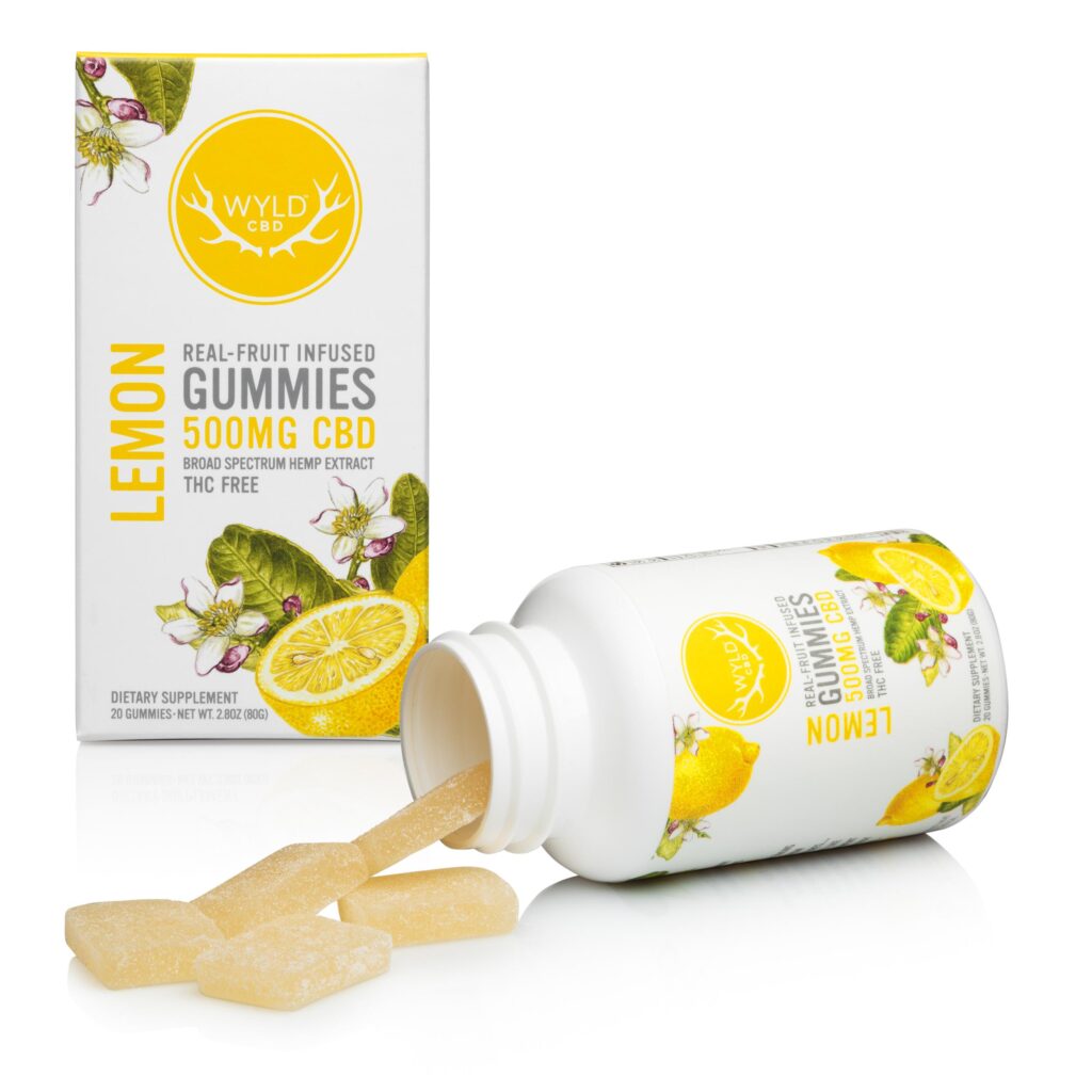 WYLD CBD LEMON 20PK HEMP GUMMIES