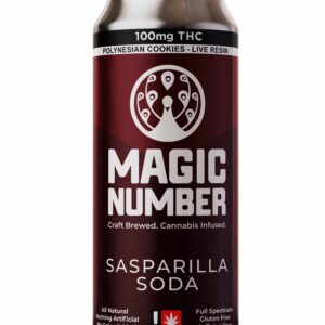 MAGIC NUMBER | 100MG | Sarsaparilla | | Infused Soda - SATIVA