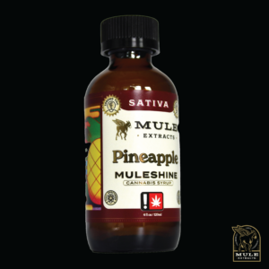 MULE EXTRACTS | 1000MG | MULESHINE PINEAPPLE CANNABIS SYRUP - SATIVA