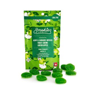 Smokiez | 1:1 CBG:CBD 500mg | Sweet Green Apple | Multipack