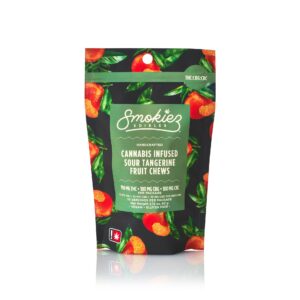 SMOKIEZ 250MG 1:1:1 CBD:CBG:CBC SOUR TANGERINE 20PC GUMMIEZ