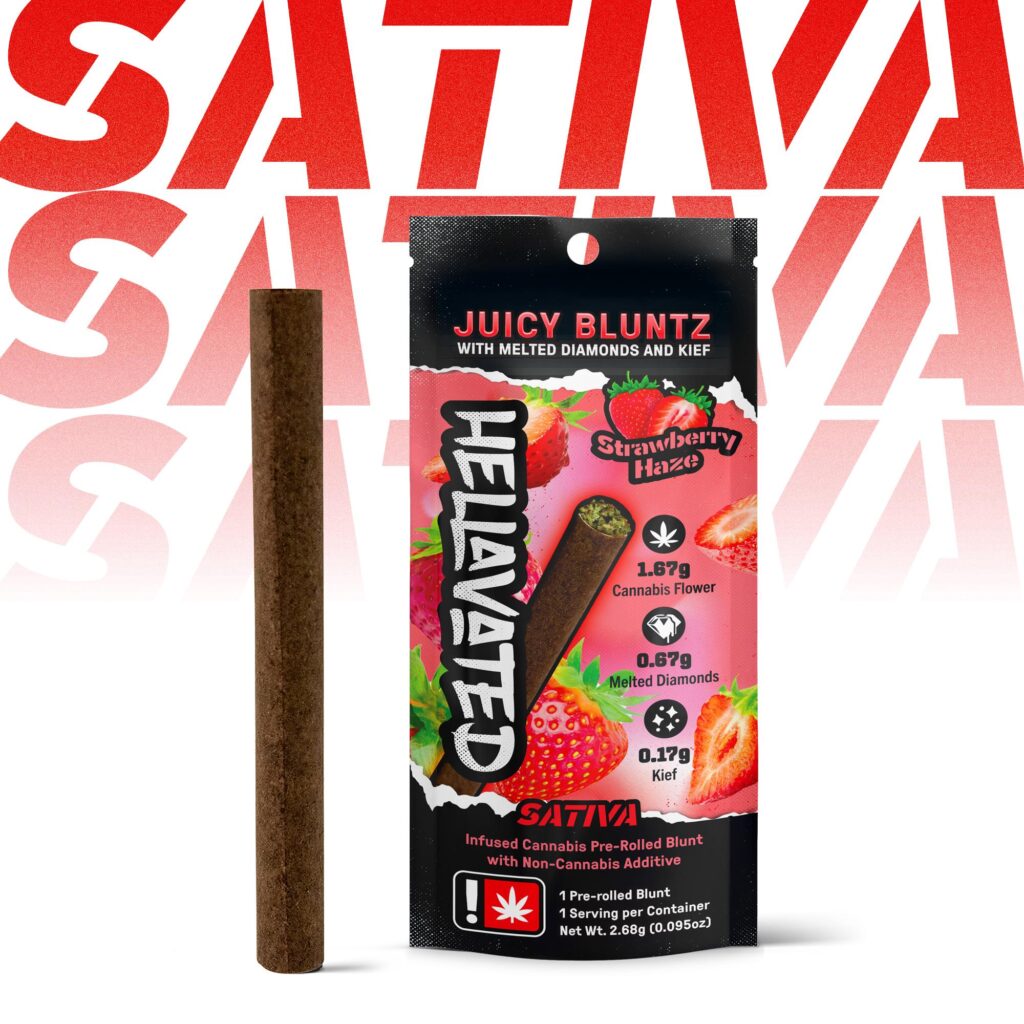 Strawberry Haze | 2.68g | Juicy Bluntz Infused Blunt | Sativa
