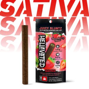 Strawberry Haze | 2.68g | Juicy Bluntz Infused Blunt | Sativa