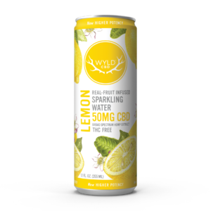 WYLD | Lemon | CBD | 12fl oz | Hemp Seltzer