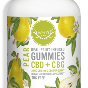 Pear | 2:1 CBD/CBG | 20-Piece | Hemp Gummies