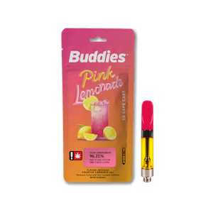 BUDDIES | 1G | PINK LEMONADE FLAVORED CARTPink Lemonade | | Flavored Distillate Cartridge - HYBRID