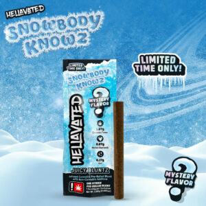 HELLAVATED 2.68G SNOWBODY KNOWZ JUICY BLUNTZ INFUSED BLUNT