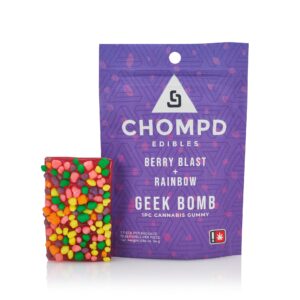 CHOMPD 100MG BERRY BLAST GEEK BOMB