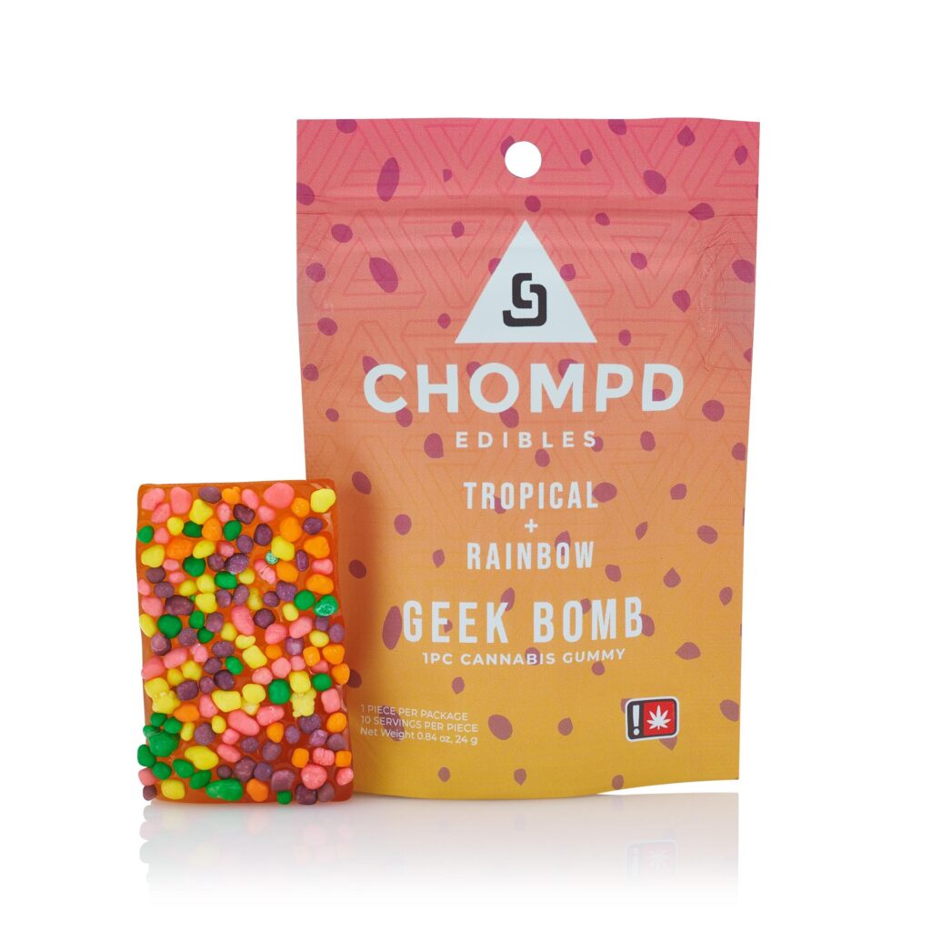 CHOMPD 100MG TROPICAL GEEK BOMB