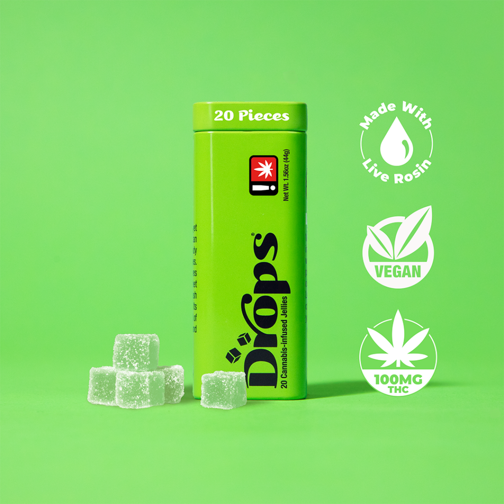 DROPS 100MG LIME 20PK - HYBRID