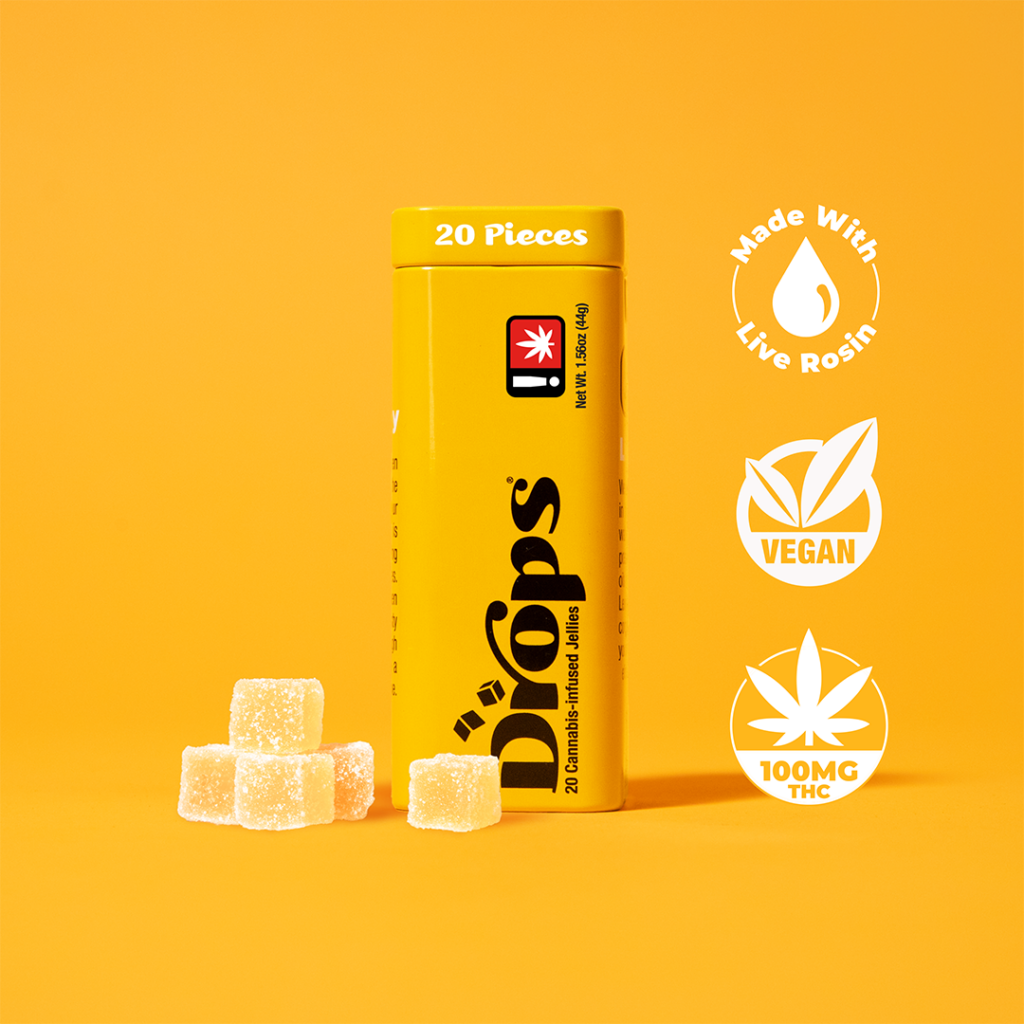 DROPS 100MG LEMON 20PK GUMMIES - SATIVA